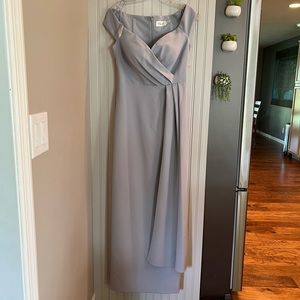 NWOT Eliza J Grey long dress size 6